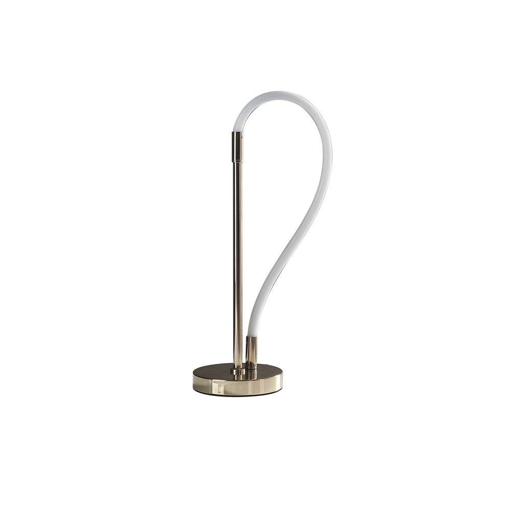 21" Gold Bedside Led Table Lamp HomeRoots