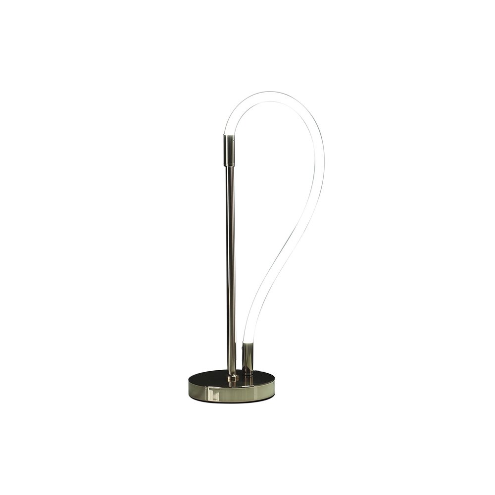 21" Gold Bedside Led Table Lamp HomeRoots