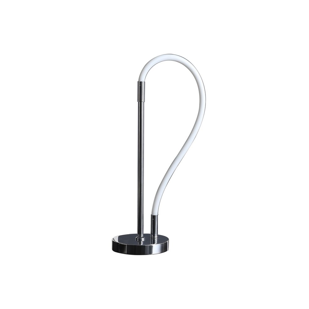 21" Silver Bedside Led Table Lamp — view 1