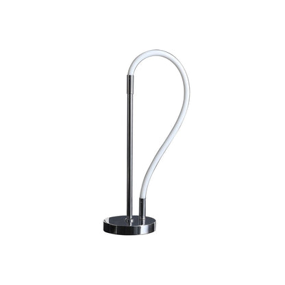 21" Silver Bedside Led Table Lamp HomeRoots