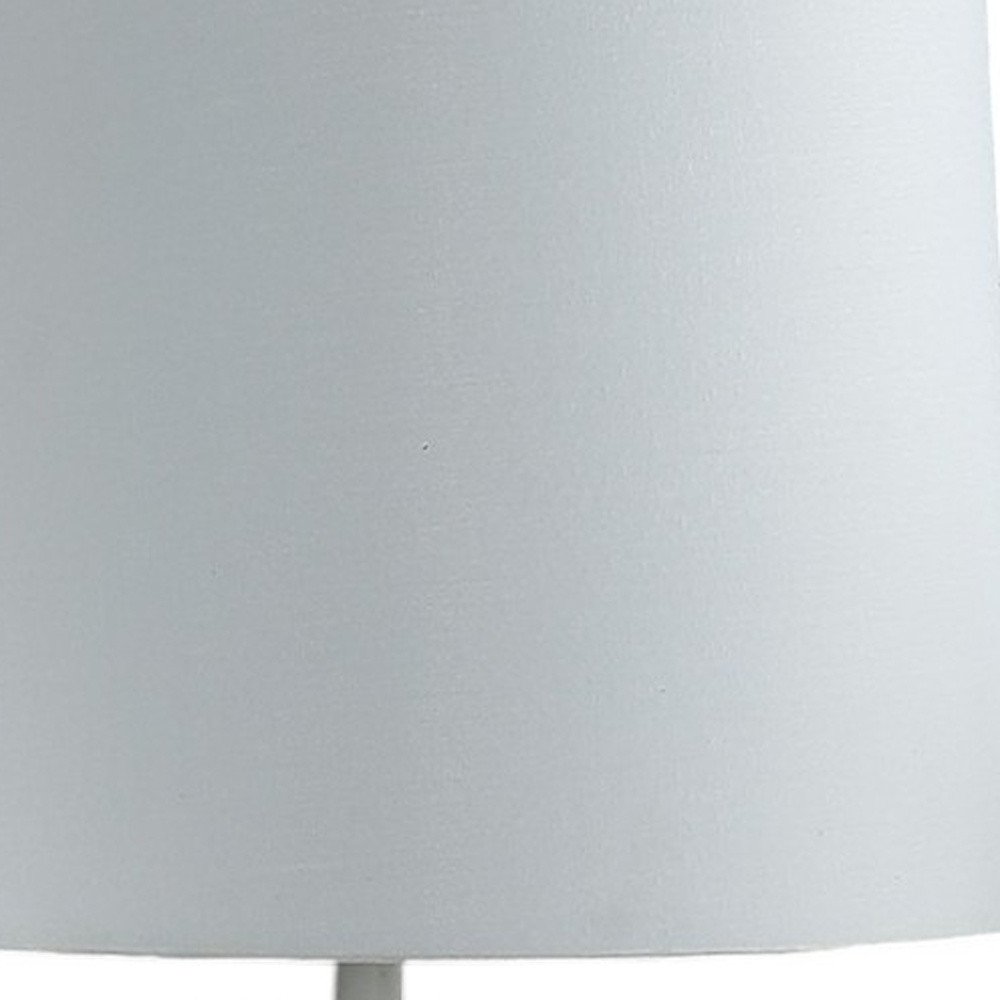 17" White Pineapple Table Lamp With Empire Shade HomeRoots