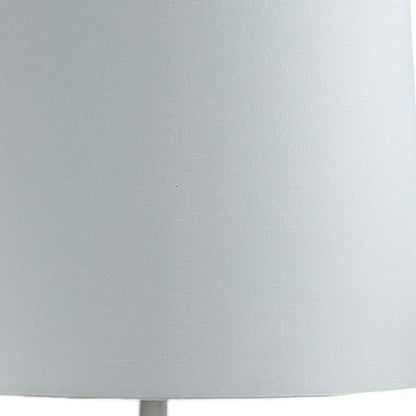 17" White Pineapple Table Lamp With Empire Shade HomeRoots