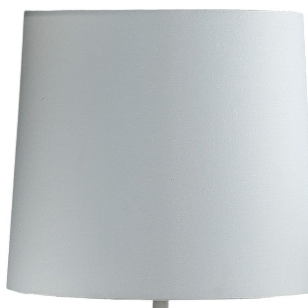 17" White Pineapple Table Lamp With Empire Shade HomeRoots