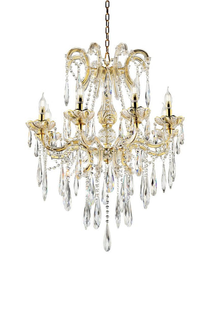 Candle Style Empire Transparent Glass Led Ceiling Light HomeRoots