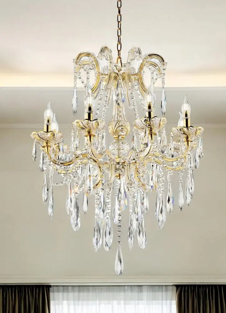 Candle Style Empire Transparent Glass Led Ceiling Light HomeRoots