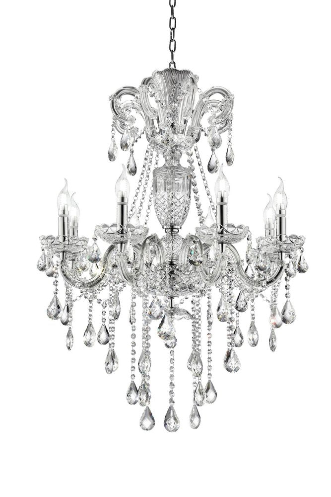 Candle Style Empire Transparent Glass Led Ceiling Light HomeRoots