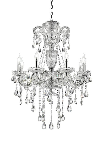 Candle Style Empire Transparent Glass Led Ceiling Light HomeRoots