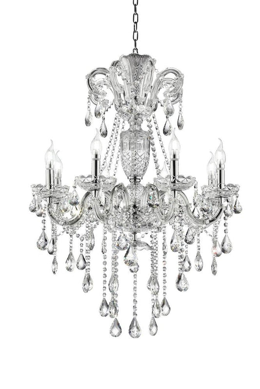 Candle Style Empire Transparent Glass Led Ceiling Light HomeRoots