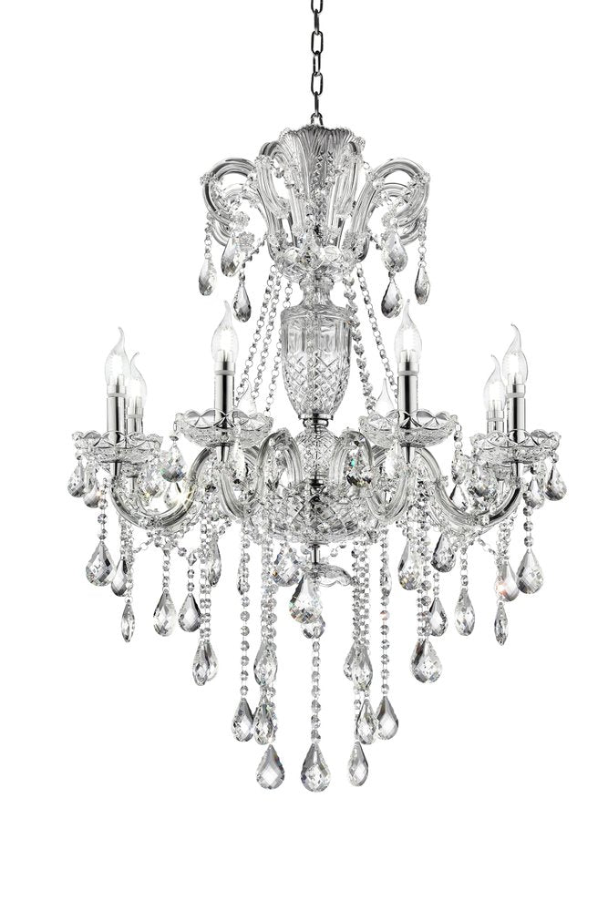 Candle Style Empire Transparent Glass Led Ceiling Light HomeRoots