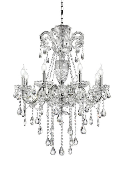 Candle Style Empire Transparent Glass Led Ceiling Light HomeRoots