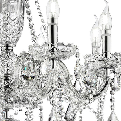 Candle Style Empire Transparent Glass Led Ceiling Light HomeRoots
