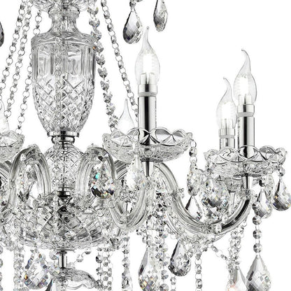 Candle Style Empire Transparent Glass Led Ceiling Light HomeRoots