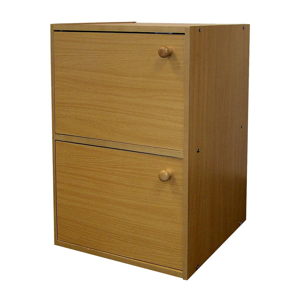 24" Natural Wood Bookcase HomeRoots