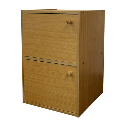 24" Natural Wood Bookcase HomeRoots