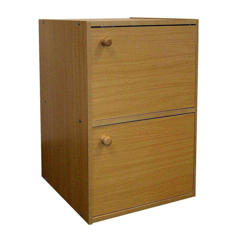 24" Natural Wood Bookcase HomeRoots