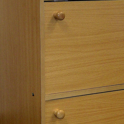 24" Natural Wood Bookcase HomeRoots