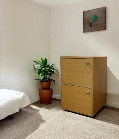 24" Natural Wood Bookcase HomeRoots