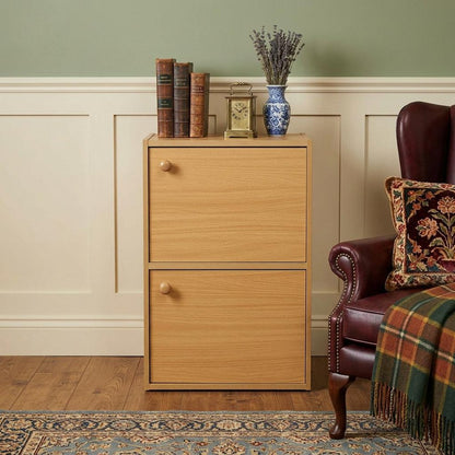 24" Natural Wood Bookcase HomeRoots