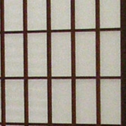 70" Brown Heavy Duty Rice Paper Folding Three Panel Screen Room Divider HomeRoots