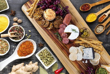 28" Artisan Organic Natural Wood Anti Bacterial Cutting Board HomeRoots