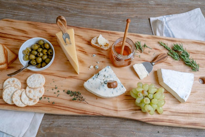 28" Artisan Organic Natural Wood Anti Bacterial Cutting Board HomeRoots