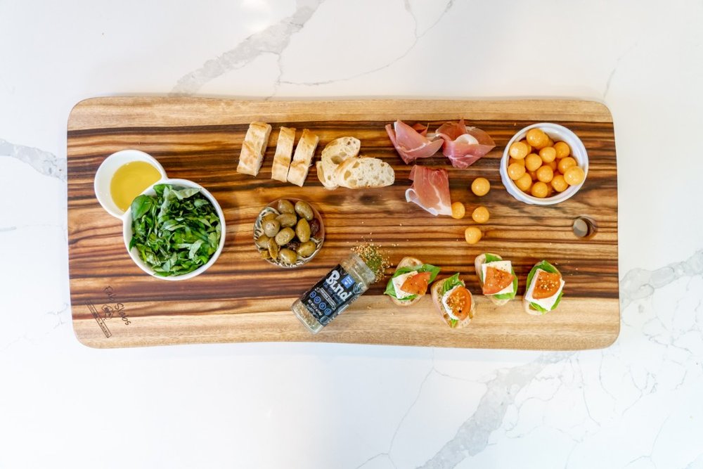 35" Artisan Organic Natural Wood Anti Bacterial Cutting Board HomeRoots