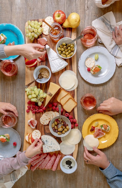 35" Artisan Organic Natural Wood Anti Bacterial Cutting Board HomeRoots