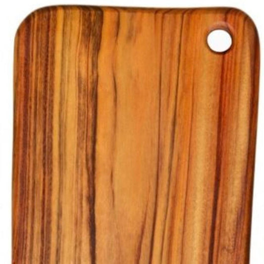 Natural Rounded Rectangle Anti-Bacterial Cutting Board HomeRoots