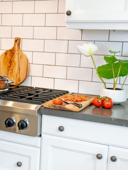 Natural Rounded Rectangle Anti-Bacterial Cutting Board HomeRoots