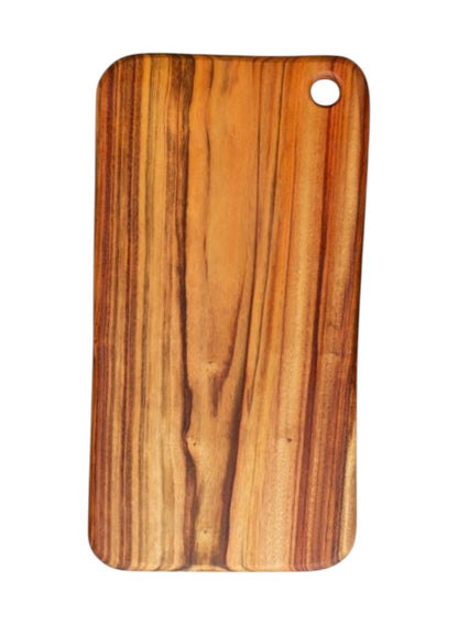 Natural Rounded Rectangle Anti-Bacterial Cutting Board HomeRoots