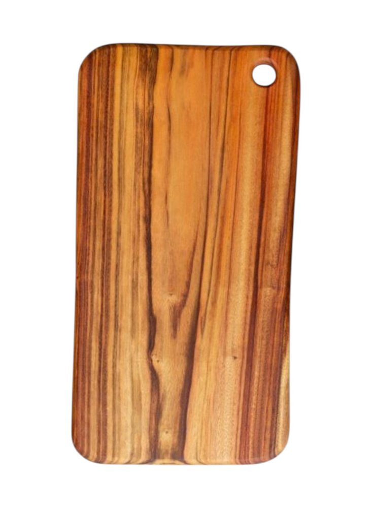 Natural Rounded Rectangle Anti-Bacterial Cutting Board HomeRoots