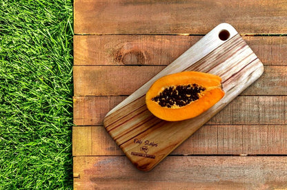 Natural Rounded Rectangle Anti-Bacterial Cutting Board HomeRoots