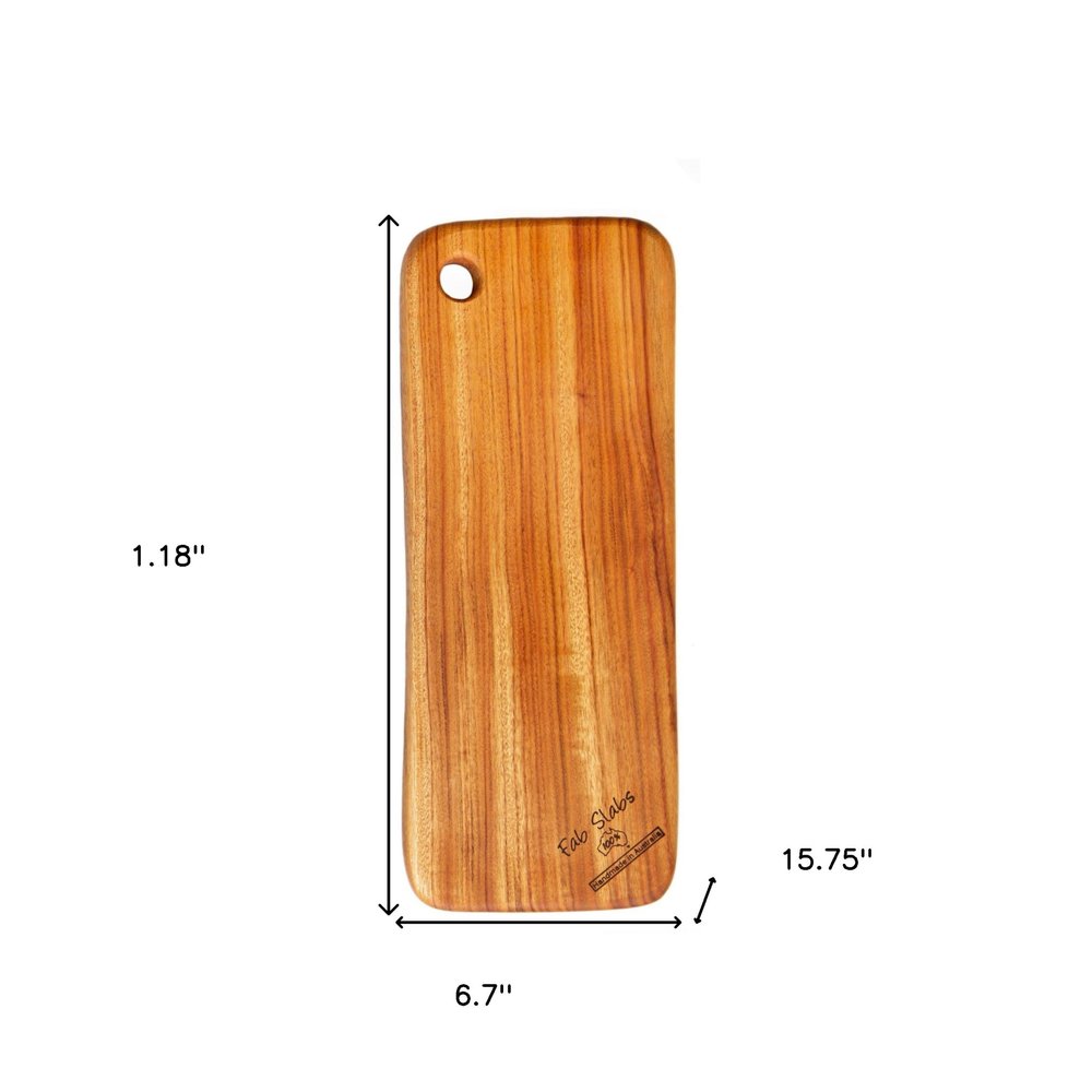 Natural Rounded Rectangle Anti-Bacterial Cutting Board HomeRoots