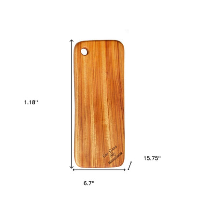 Natural Rounded Rectangle Anti-Bacterial Cutting Board HomeRoots