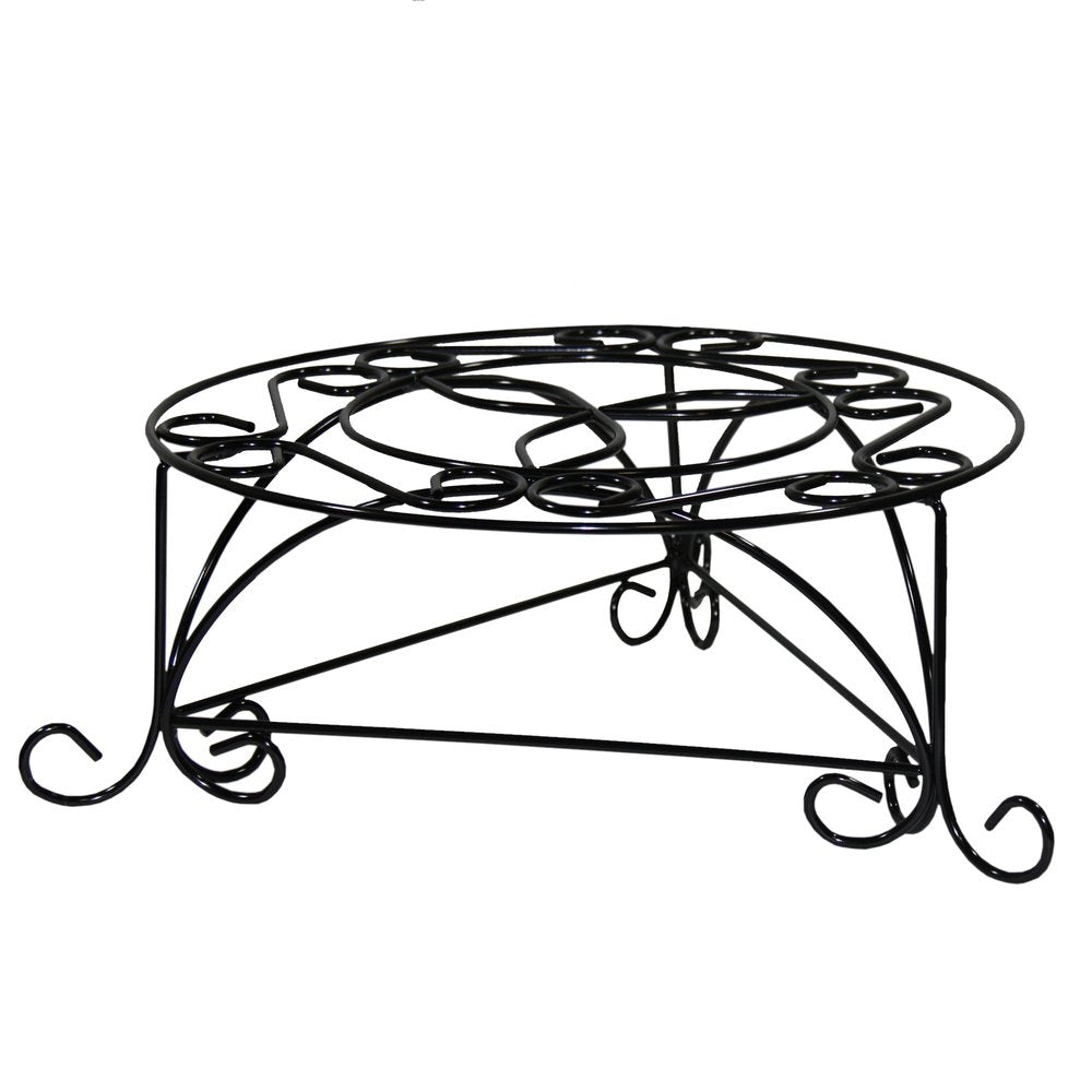 6" Black And Gold Metal Garden Accents Accessories HomeRoots