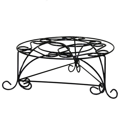 6" Black And Gold Metal Garden Accents Accessories HomeRoots