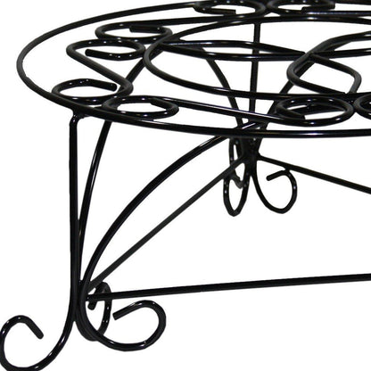 6" Black And Gold Metal Garden Accents Accessories HomeRoots