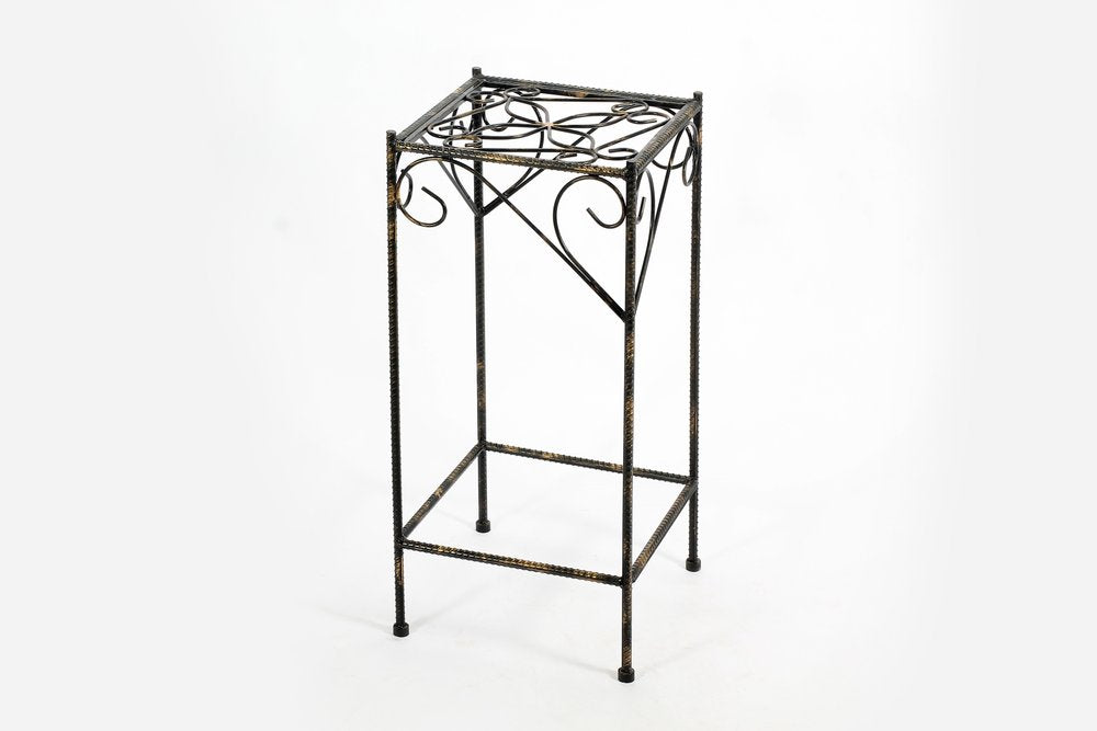 26" Black And Gold Metal Garden Accents Accessories HomeRoots