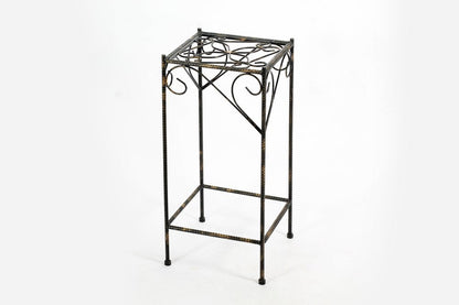 26" Black And Gold Metal Garden Accents Accessories HomeRoots