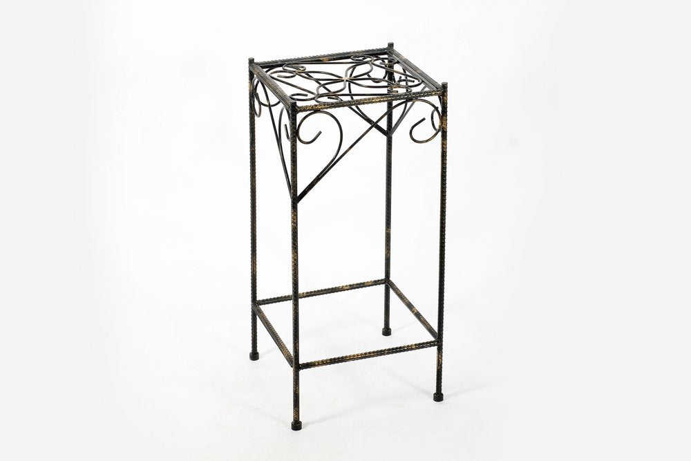 26" Black And Gold Metal Garden Accents Accessories HomeRoots