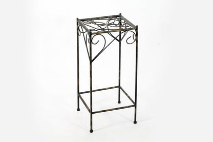 26" Black And Gold Metal Garden Accents Accessories HomeRoots
