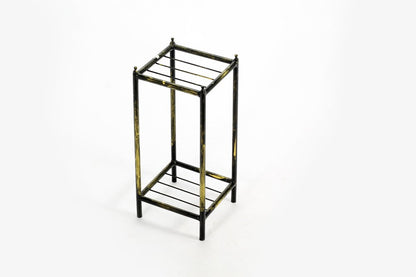 17" Black And Gold Metal Garden Accents Accessories HomeRoots