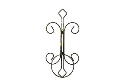 16" Black And Gold Metal Garden Accents Accessories HomeRoots