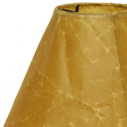 Brown Crinkle Oil Paper Empire Lamp Shade HomeRoots