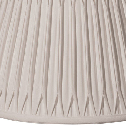 Cream Shantung Silk Pleated Drum Lamp Shade HomeRoots