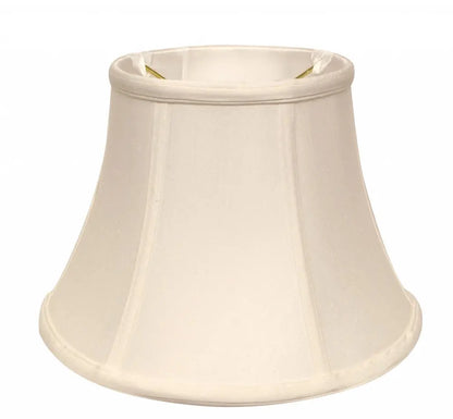 White Monay Shantung Silk Drum Lamp Shade HomeRoots
