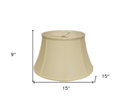 15" Ivory Drum No Slub Lampshade