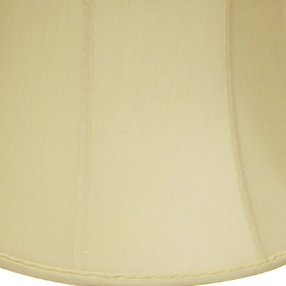 Antiqued White Monay Shantung Silk Drum Lamp Shade HomeRoots
