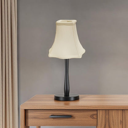 White Monay Shantung Silk Square Lamp Shade HomeRoots