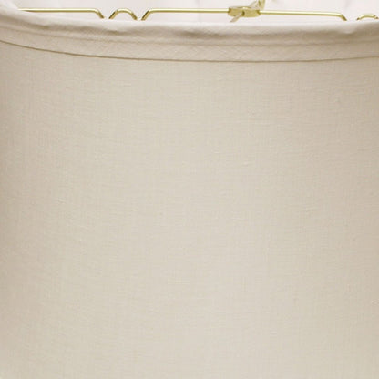 Snow Linen Drum Lamp Shade HomeRoots